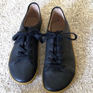 Vivobarefoot Soul of Africa Black Leather Lace Shoes